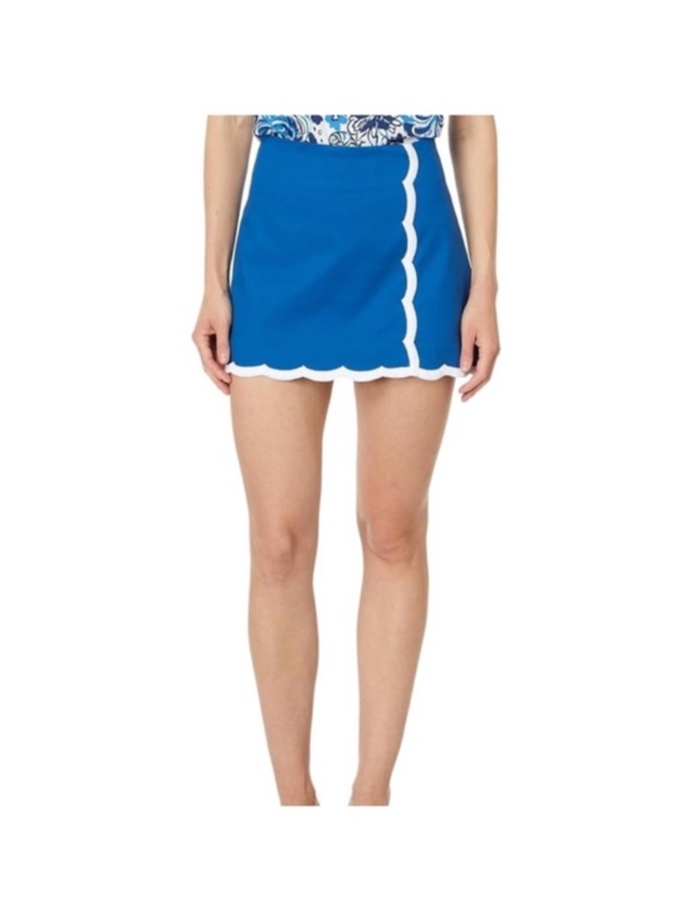 Lilly Pulitzer Michelina Mini Skort Barton Blue size 12